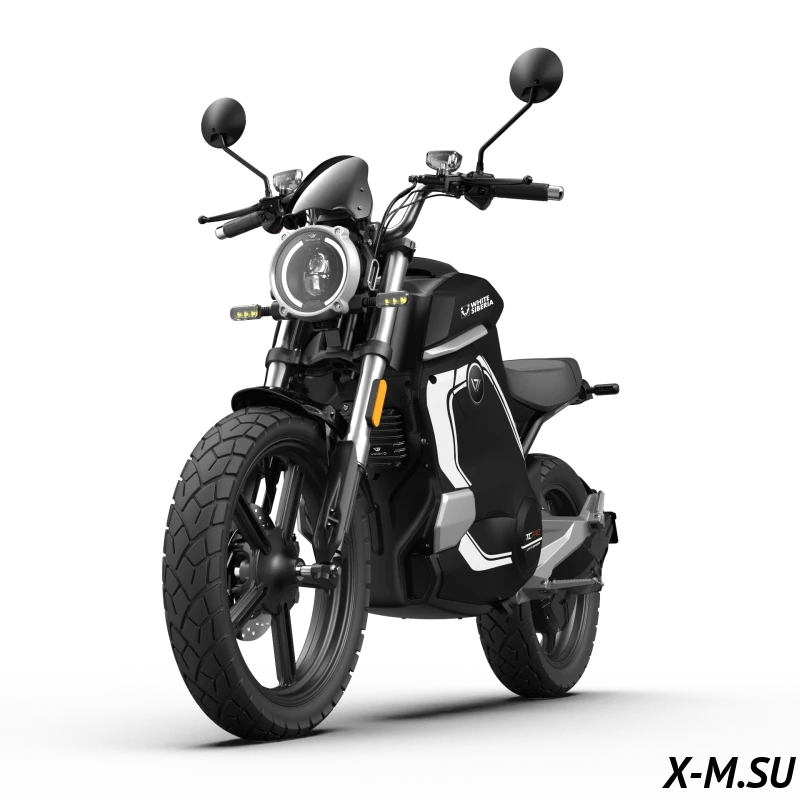Электромотоцикл WHITE SIBERIA SUPER SOCO TC WANDERER PRO (Черный) Электромотоцикл WHITE SIBERIA SUPER SOCO TC WANDERER PRO (Черный)